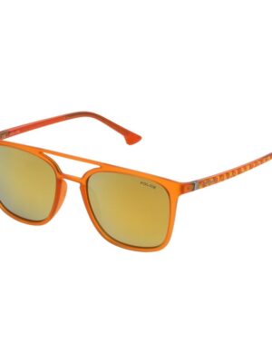 Police Orange Injected Sunglasses