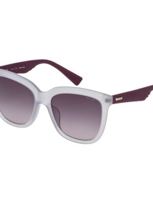 Police White Acetate Sunglasses