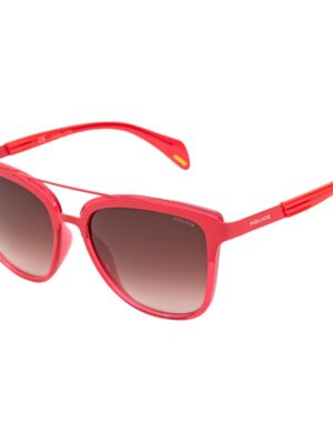 Police Orange Metal Sunglasses