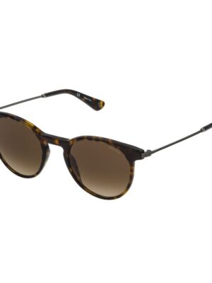 Police Brown Metal Sunglasses