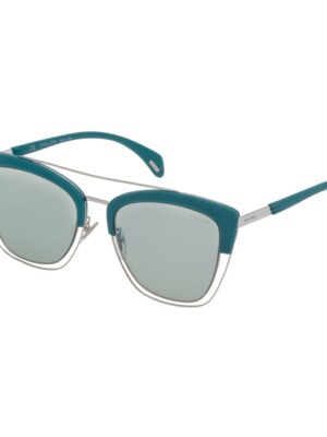 Police Gray Metal Sunglasses