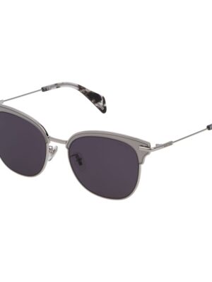 Police Gray Metal Sunglasses