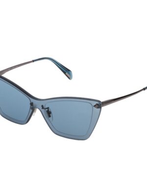 Police Blue Metal Sunglasses