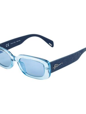 Police Blue Acetate Sunglasses