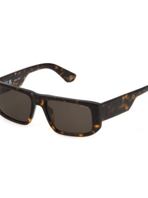 Police Brown Plastic Sunglasses