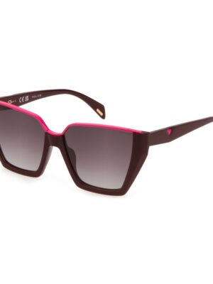 Police Red Plastic Sunglasses