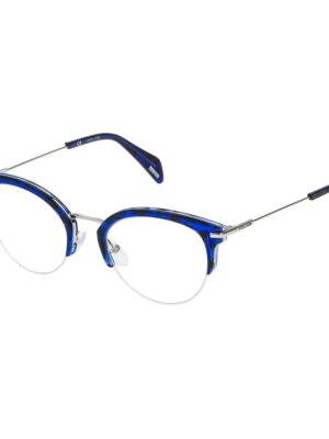Police Blue Metal Frames