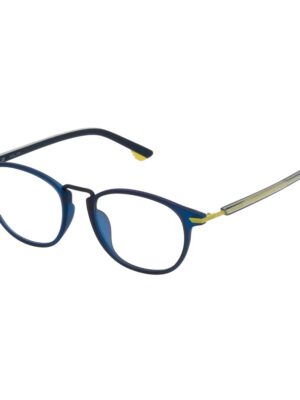 Police Blue Plastic Frames
