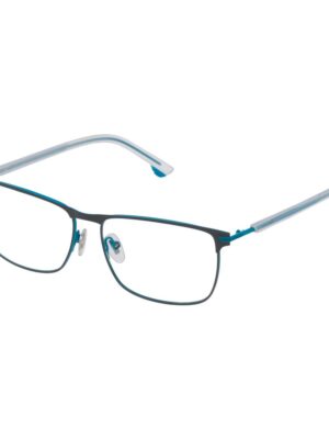 Police Blue Metal Frames