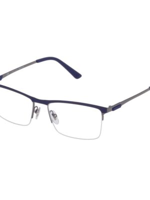Police Gray Metal Frames