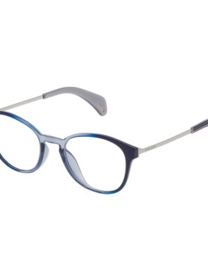 Police Blue Plastic Frames