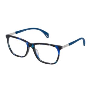 Police Blue Metal Frames