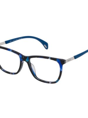 Police Blue Metal Frames
