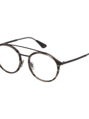 Police Gray Metal Frames