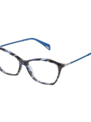 Police Blue Plastic Frames