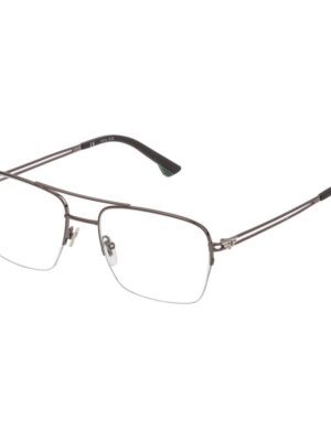 Police Gray Metal Frames
