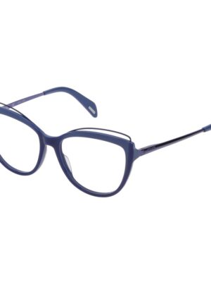 Police Blue Plastic Frames