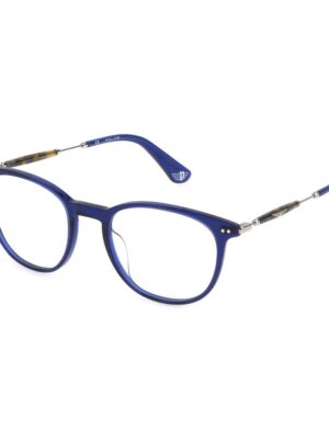 Police Blue Plastic Frames