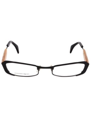 Alexander McQueen Black Metal Frames