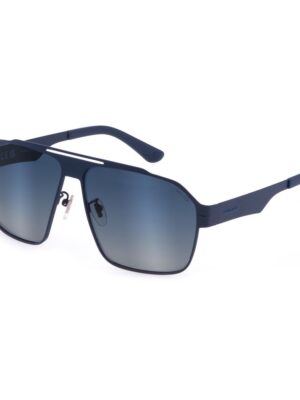 Police Blue Metal Sunglasses