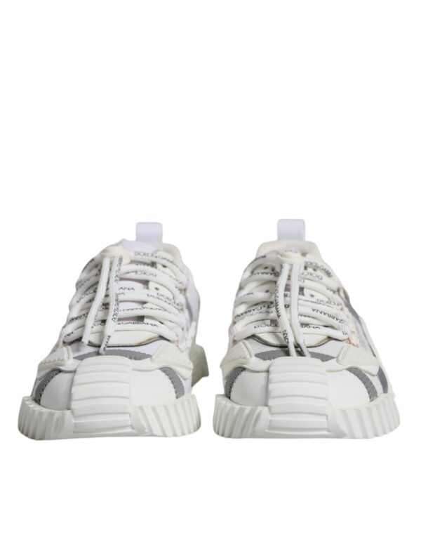 Dolce & Gabbana White Lace Up Low Top NS1 Sneakers Shoes - Image 2