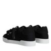 Dolce & Gabbana Black Portofino Low Top Sneakers Shoes - Image 5