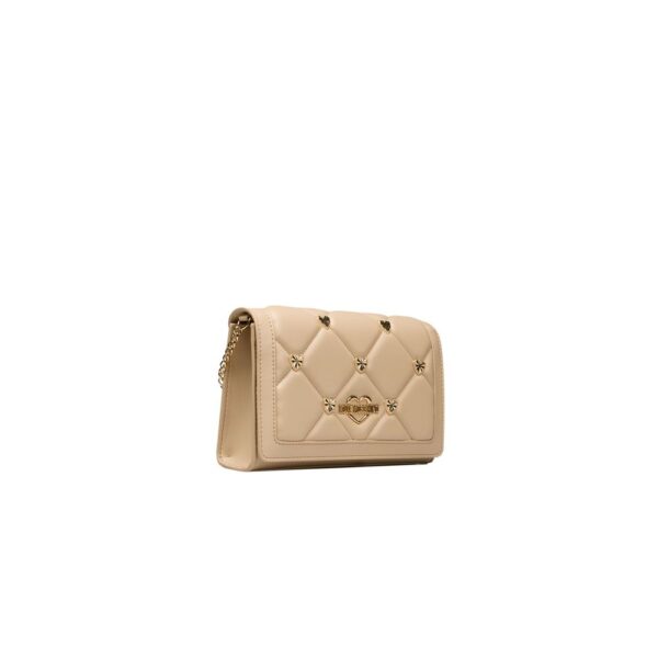 Love Moschino Beige Polyethylene Women Crossbody - Image 2