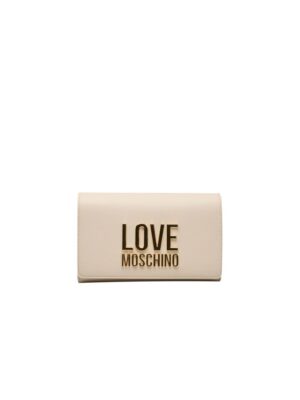 Love Moschino Beige Polyethylene Women Crossbody Bag