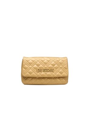 Love Moschino Gold Polyethylene Women Crossbody Bag
