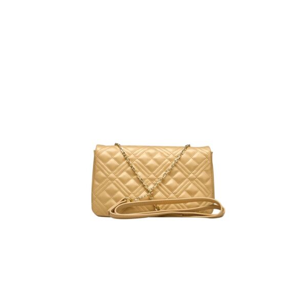 Love Moschino Gold Polyethylene Women Crossbody Bag - Image 3