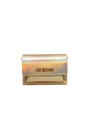 Love Moschino Gold Polyethylene Women Crossbody Bag