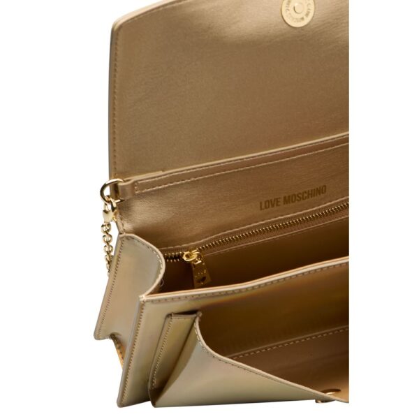 Love Moschino Gold Polyethylene Women Crossbody Bag - Image 5