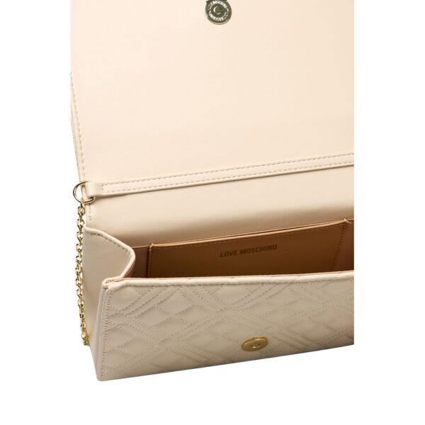 Love Moschino Beige Polyethylene Women Crossbody Bag - Image 5
