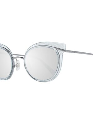 Swarovski Blue Metal And Plastic Sunglasses