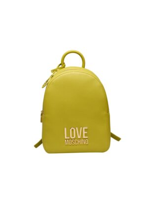Love Moschino Yellow Polyethylene Women Backpack