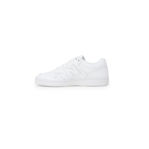 New Balance White Artificial Leather Sneaker - Image 2