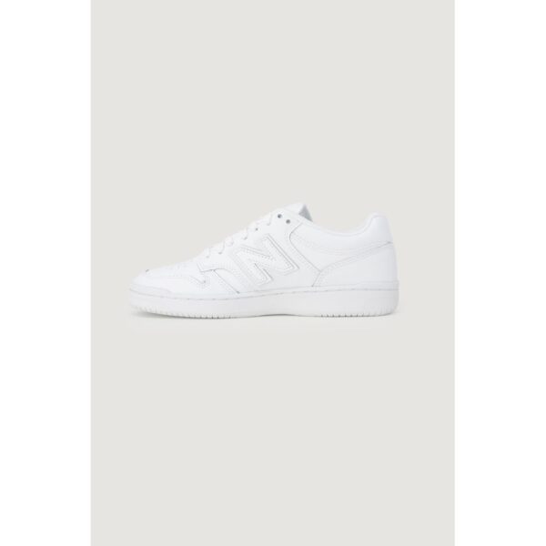 New Balance White Artificial Leather Sneaker - Image 4