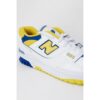 New Balance Yellow Artificial Leather Sneaker - Image 3