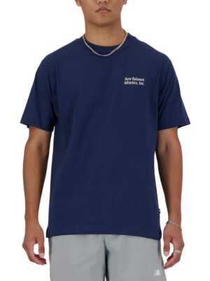 New Balance Blue Cotton T-Shirt