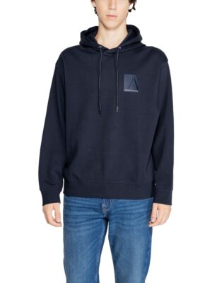 Armani Exchange Blue Cotton Sweater