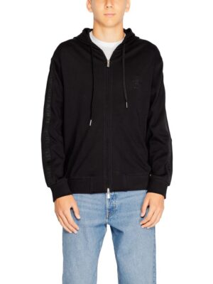 Armani Exchange Black Cotton Sweater