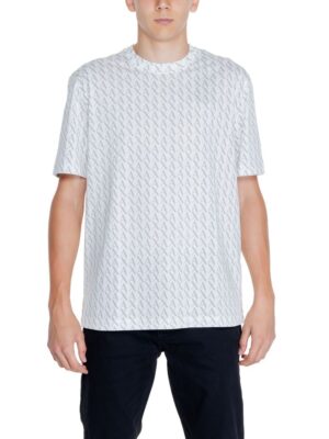 Armani Exchange White Cotton T-Shirt