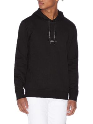 Armani Exchange Black Cotton Sweater