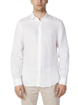 Armani Exchange White Linen Shirt