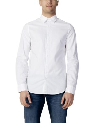 Armani Exchange White Cotton Shirt