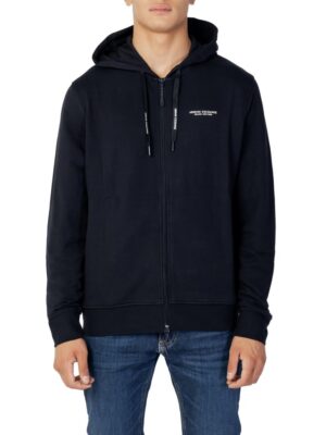 Armani Exchange Blue Cotton Sweater