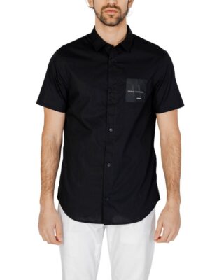 Armani Exchange Black Cotton Shirt