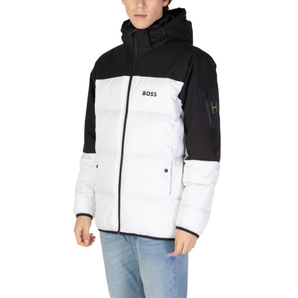 Hugo Boss White Recycled Polyester Jacket - Image 3