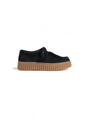 Clarks Black Sponge Flat Shoe