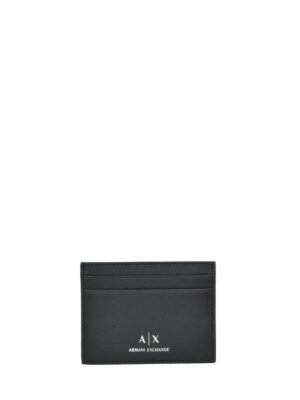 Armani Exchange Black Leather Wallet